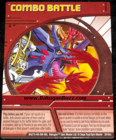 Combo Battle 30 48c Bakugan 1 48c Card Set